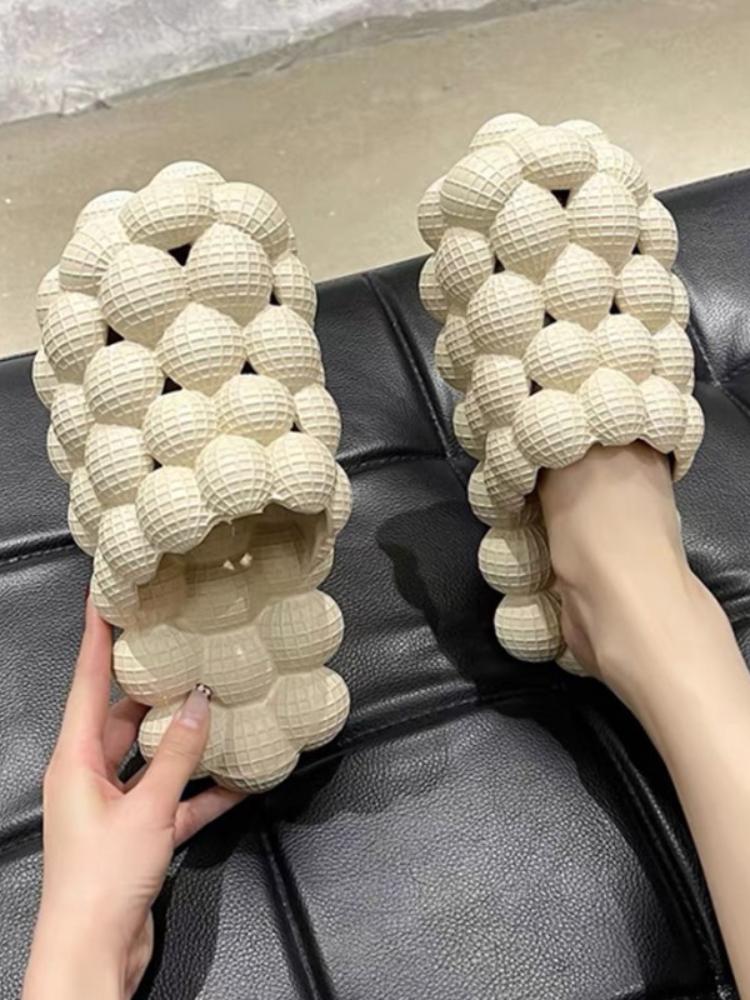 Women's Soft Bottom Anti-Slip Slippers 2026 Summer New Fashion Casual Home Thick Sole Sandals Outdoors Couple Beach Shoes