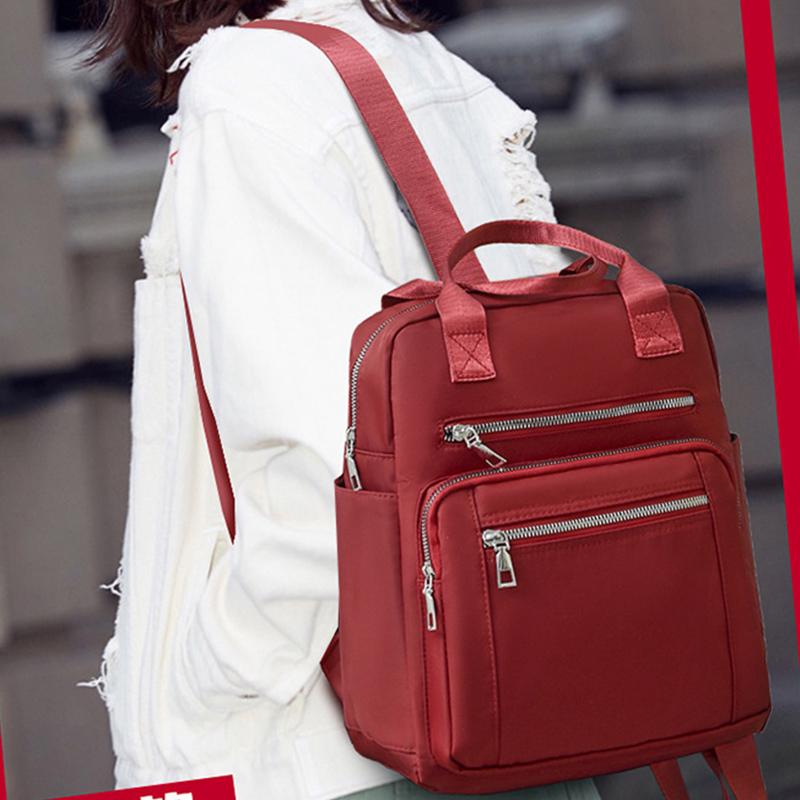 Women Backpack Travel Casual Waterproof Oxford Shoulder Bags Female Large Capacity Handbag Rucksack Multi-function School Pack