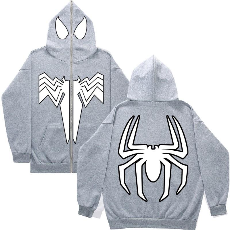 Mens Oversized Hooded Sweatshirt Loose Fit Casual Graphic Print Pullover Jacket