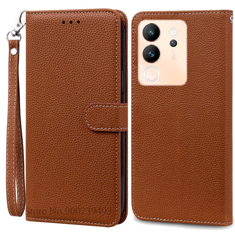 Для Vivo V30 Lite 5G чехол кожаный кошелек раскладной телефон чехол для Vivo V30 Lite чехол-книжка для Vivo V30Lite чехол Fundas Shell