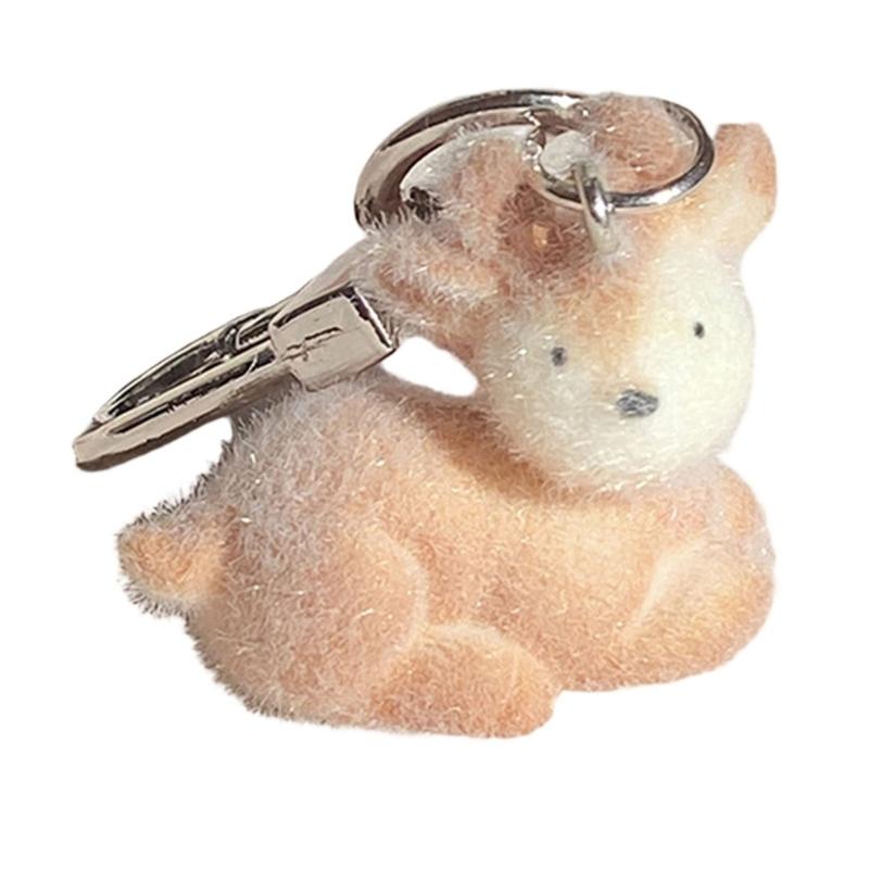 Fashionable Playful Alpacas Keychain Craft from Sturdy Resin Materials Portable for Personalize Accessories Fan