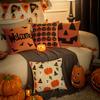 New Halloween Embroidered Pillowcase Home Living Room Sofa Festive Ornament Halloween Series Cushion Cover