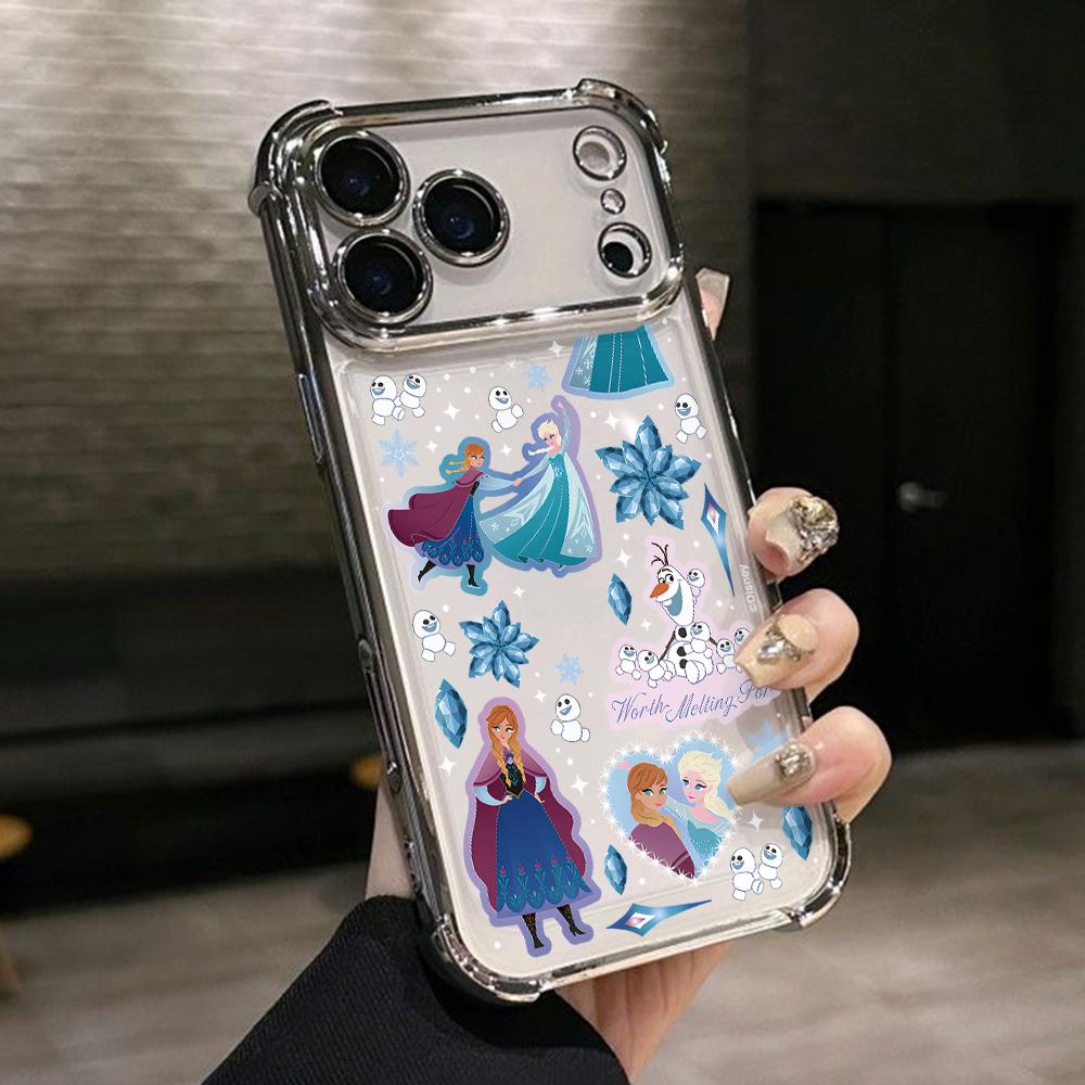 Frozen Queen Elsa Phone Case for Google Pixe 10 9 9A 8 8A 7 7A Pro XL 5G Anti-drop Transparent Soft Cover