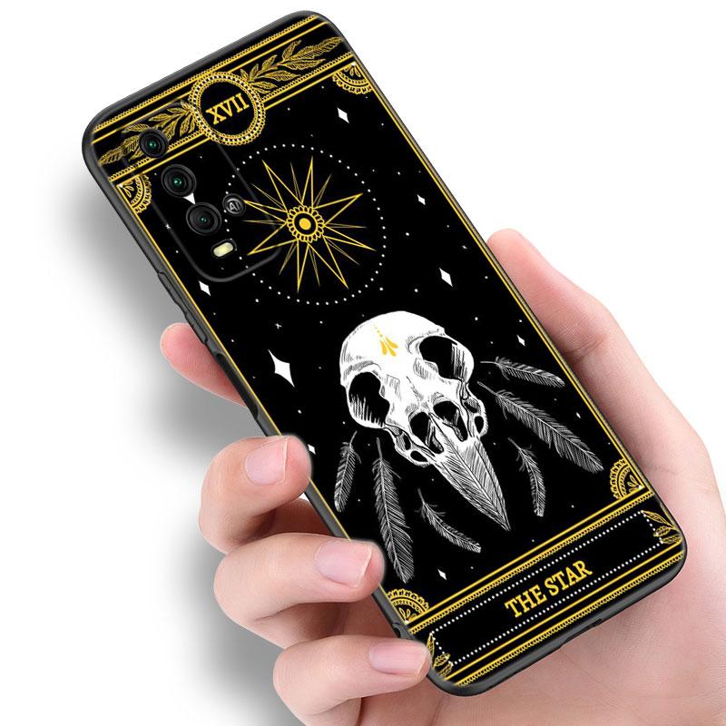Чехол для телефона Witches Moon Tarot для Xiaomi Redmi Note 5 6 9T K20 K40 K50 Pro 7A 8A 9A 9C 9i 10A 10C A1 S2, мягкий черный чехол из ТПУ