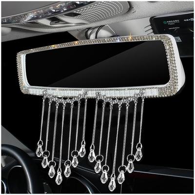 HIGHAWK Зеркало, Зеркало заднего вида, Декоративное, Зеркало заднего вида, Блеск, Автоаксессуары, Простая установка, Кристалл