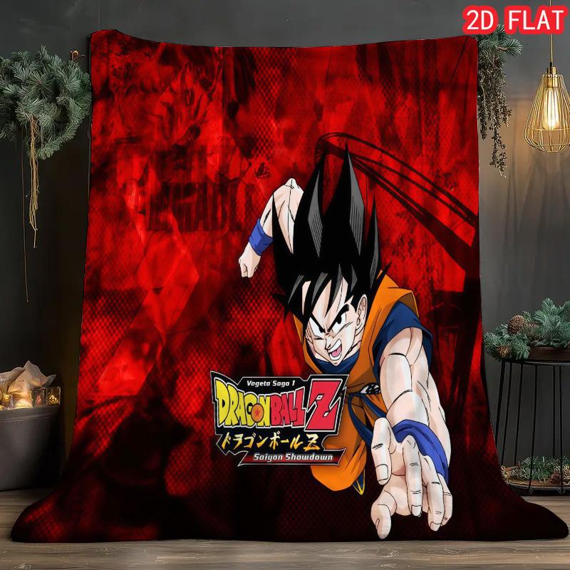 Dragon Ball Collection Blanket Cozy Flannel Warm Blanket for Anime Fans Collection Display THW