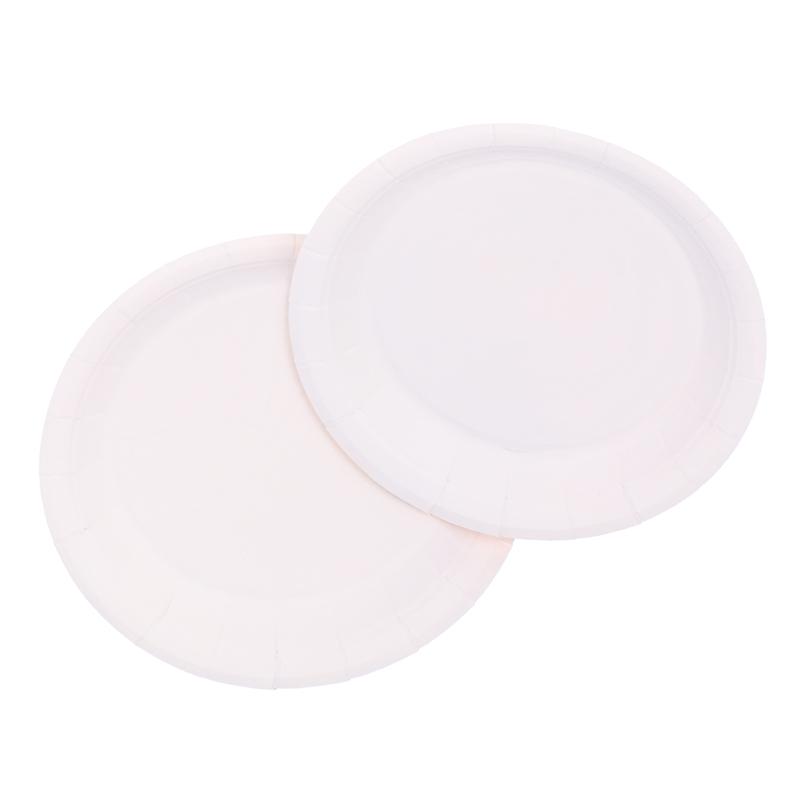 10 шт. 7-дюймовая ретро-имитация древесного зерна одноразовая посуда тарелка бумажный поднос украшение на день рождения праздничная вечеринка предмет домашнего обихода