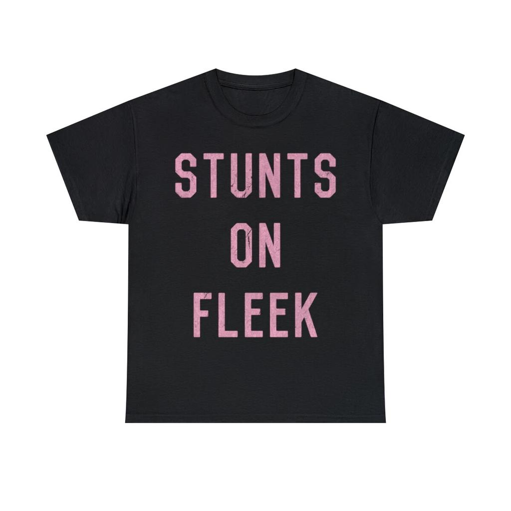 Stunts On Fleek Cheer Cheerleading Graphic Tee Shirt, S-5XL