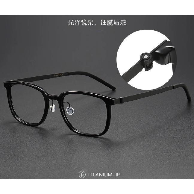 Top Quality Acetate Titanium Optical Glasses Frames Men Women Luxury Brand Square Prescription Eyeglass Frame Computer Eyewear