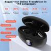 Наушники-переводчики с языка Точный сенсорный режим Перевод в реальном времени Наушники Bluetooth 5.4 Поддержка 144 языков для путешествий