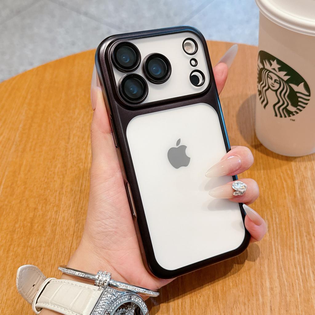 Роскошный Матовый Жесткий Ультратонкий Чехол из ПК для iPhone 17 16 15 Pro Max 17Pro Покрытие Защитная Пленка для Камеры Матовый Ударопрочный Чехол