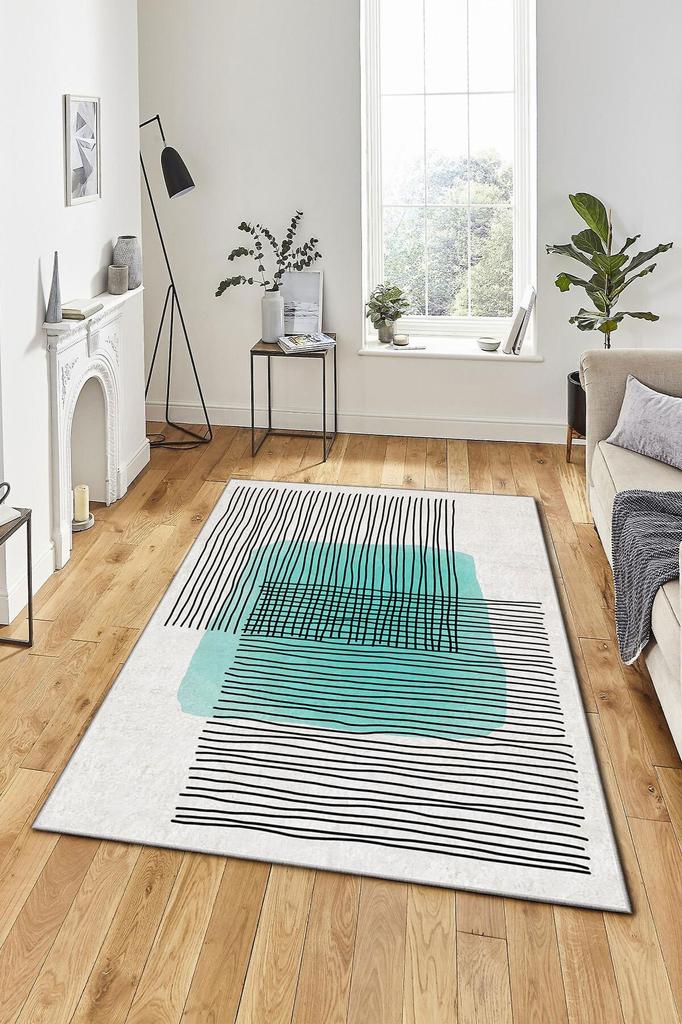 Современный домашний ковер с 3D-печатью, декоративный специальный дизайн, моющийся, нескользящий, устойчивый к пятнам мягкий коврик для спальни, гостиной