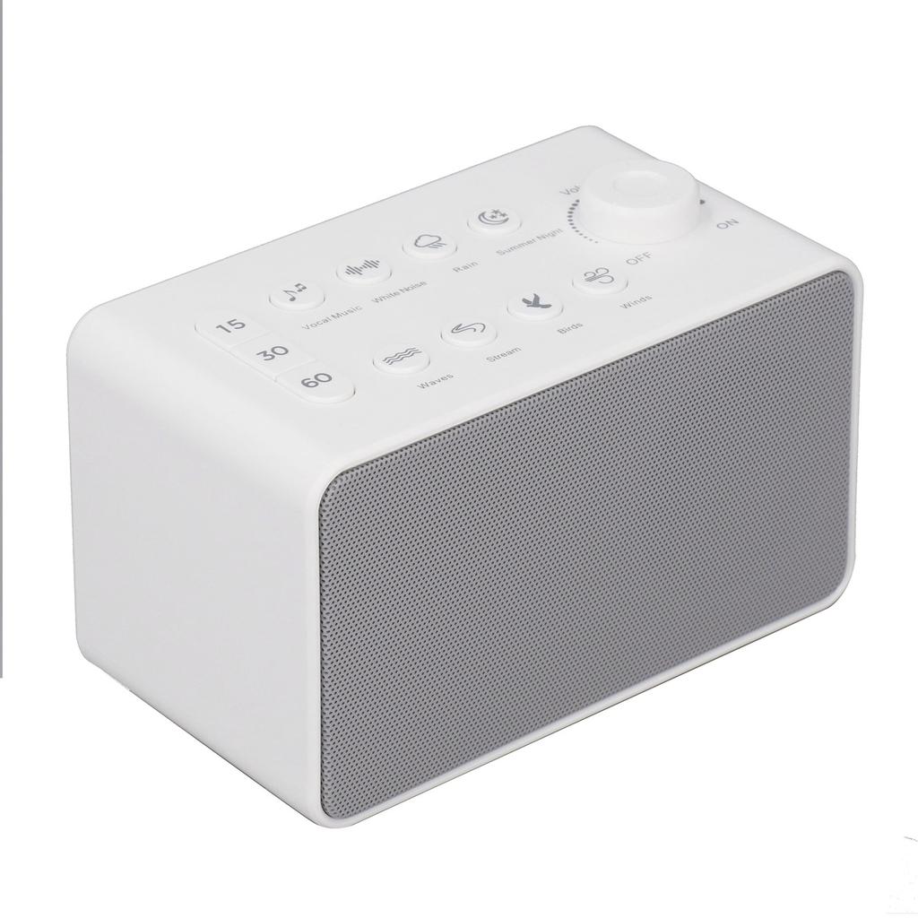 Машина для детского звука Белый шум Портативный Регулируемый хронометраж 3 передачи Многофункциональный успокаивающий звук