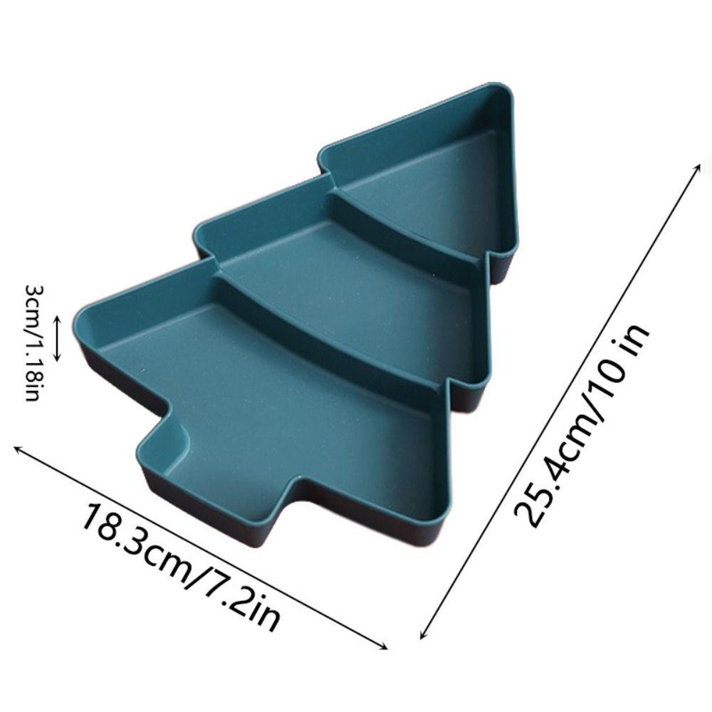 Креативная фруктовая тарелка в форме рождественской елки, конфетница, украшение стола, орехи, сухофрукты, пикник