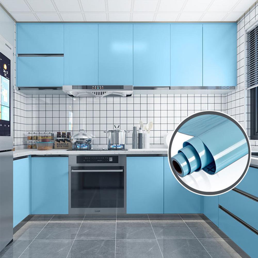 9 цветов самоклеящиеся обои современные маслостойкие однотонные наклейки на стену яркая краска стиль декоративная наклейка