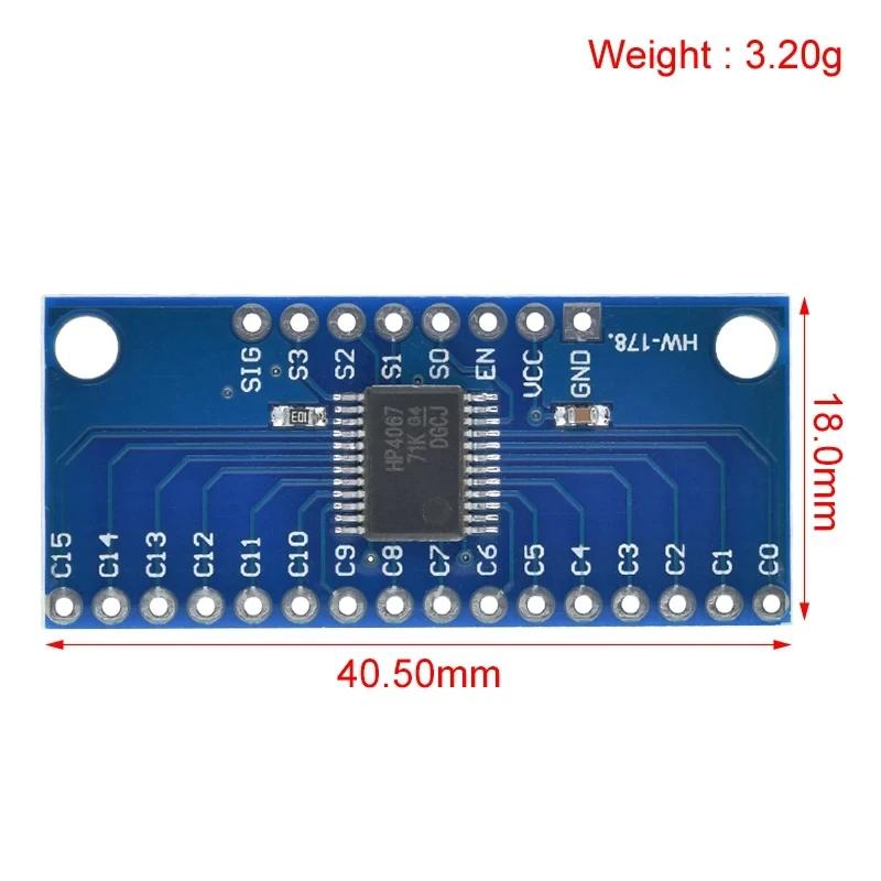 1pcs CD74HC4067 16-Channel Analog Digital Multiplexer Breakout Board Module For Arduino