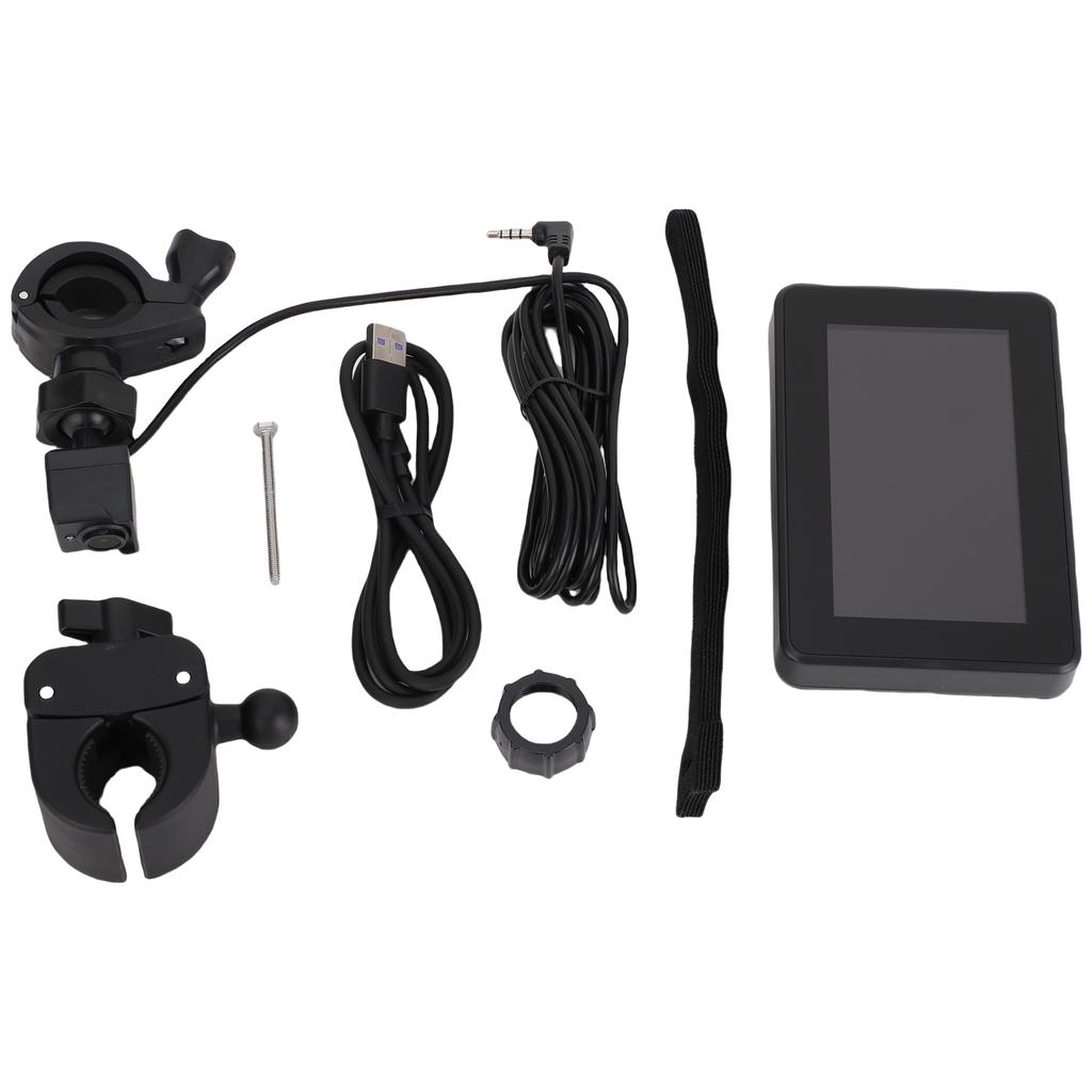 Зеркало на руль велосипеда 1080P Камера заднего вида для велосипеда с 4,3-дюймовым дисплеем Угол обзора 110 градусов Вращающийся кронштейн