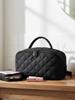 Cotton Cosmetic Organizer with 5 Dedicated Pockets Toiletry Organizer with Handle for Women Toiletries Accessories Brushes
