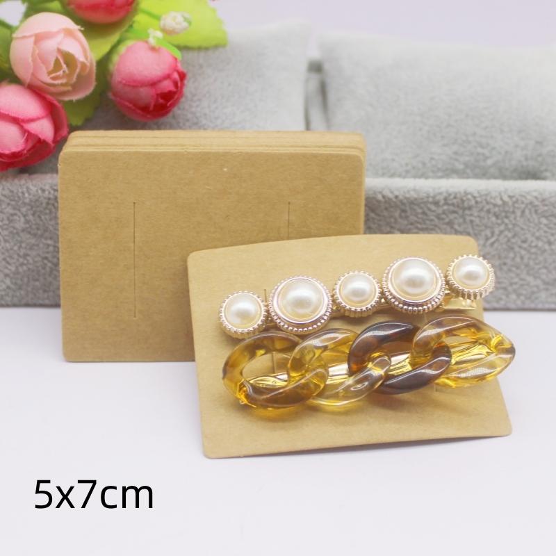 50 шт. белая/крафт-бумага, серия разных размеров открыток, сережек, ожерелий, открыток для украшений