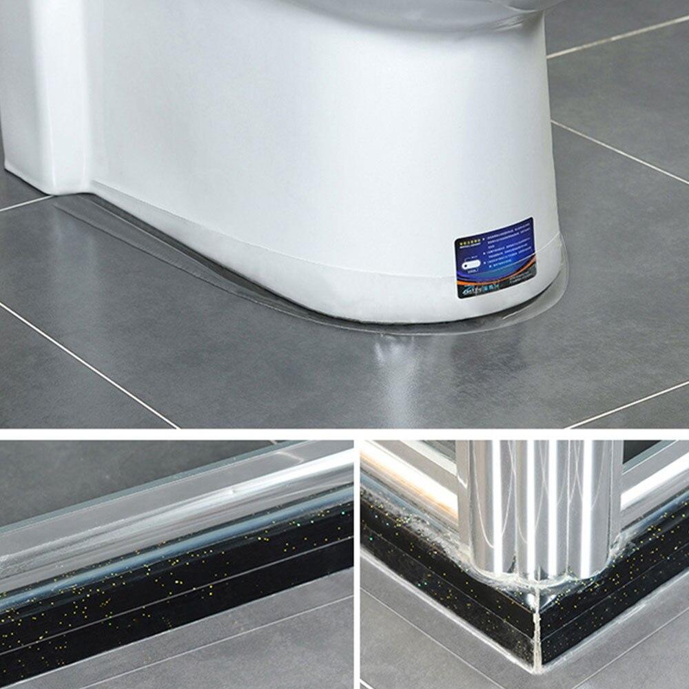 Водонепроницаемая самоклеящаяся лента для мойки кухни, водонепроницаемая прозрачная нанолента от плесени, прочная клейкая лента для бассейна