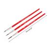 3pcs 0 00 000 Hook Line Pen Professional Fine Tip Drawing Brushes for Acrylic