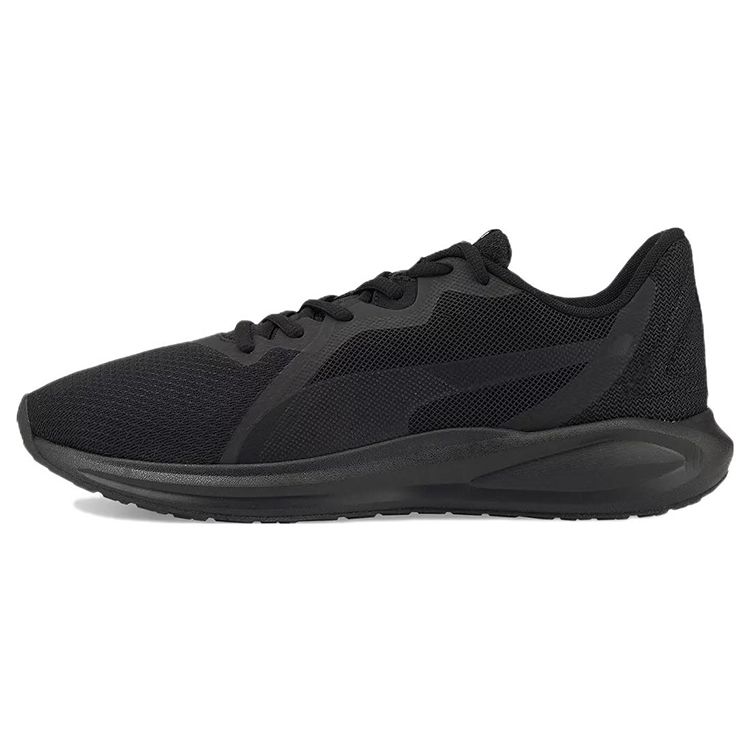 Puma Twitch Runner Slip Resistant Lightweight Fabric Shock Absorbing Breathable Low Top Casual Running Shoes Men Sneaker Black 376289-10