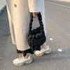 Ladies Casual Hand-woven Shopping Totes Fashion Soft Shoulder Handbag Homemade Crochet Bucket Bag Knitted Underarm Bags MIT
