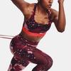 Under Armour Project Rock Спортивный бюстгальтер средней интенсивности Женское нижнее белье Темно-малиновый 1369947-626