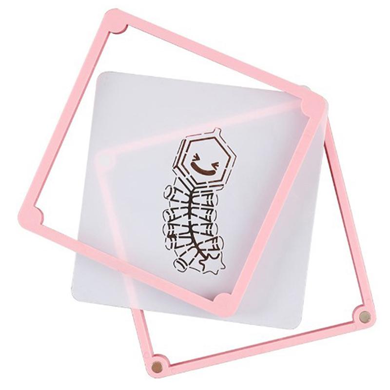 Fondant Cookies Spray Mold Fixed Frame Plastic Cake Stencil Fixing Frames Printing Tool Cake Decoration Tools