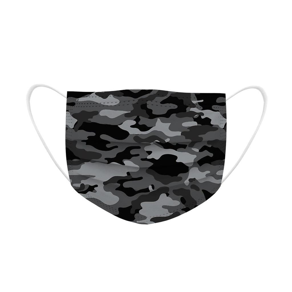 50 шт. детская маска с принтом одноразовая маска для лица промышленная 3-слойная ушная петля