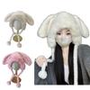 Rabbit Ear Shape Trapper Hat Adult Ear Protect Hat Winter Warmer Hat Cold Winter Presents for Students Teenagers