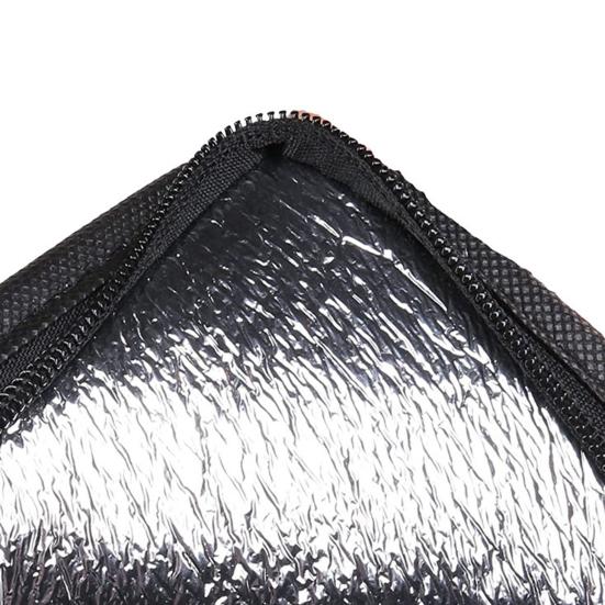 Сумка-холодильник Складная Большой вместимости Водонепроницаемая Осенний пикник Алюминиевая фольга Мешочек для хранения еды и фруктов для ежедневного использования