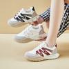 Running Sneakers for Women Casual Sport Walking Shoes Comfortable Chunky Platform Tennis Shoes Women's Non-Slip Lace-Up Lightweight Athletic Shoes