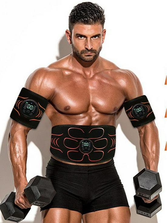 ЭМС-стимулятор мышц, abdominal exerciser, пояс для талии для фитнеса всего тела и силовых тренировок.