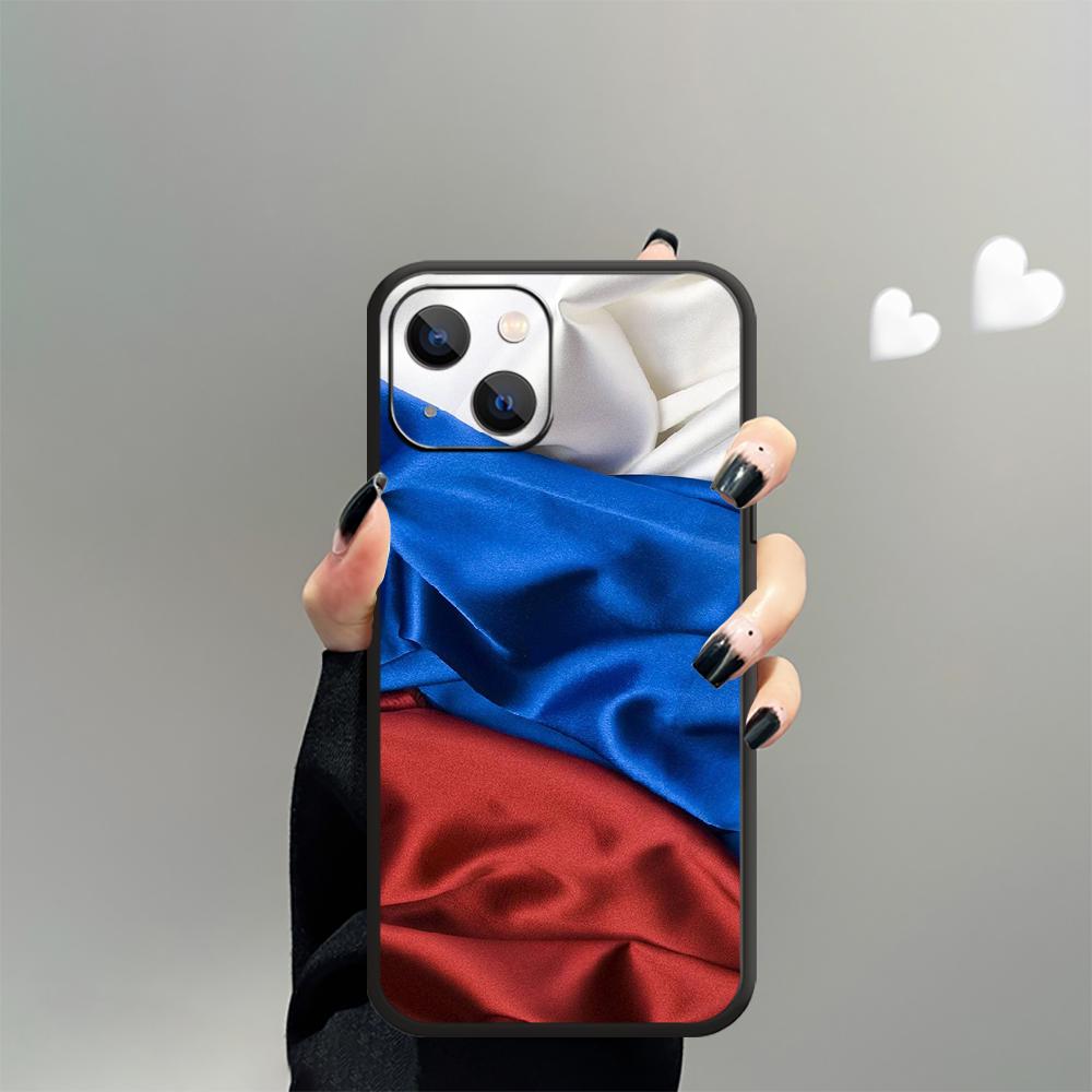 Чехол для телефона с флагом России для iPhone Samsung Galaxy Redmi Xiaomi Oppo OnePlus Note SA 7 8 9 10 11 12 13 14 20 21 22 23 53 54 Pro Max Plus Ultra TPU Soft