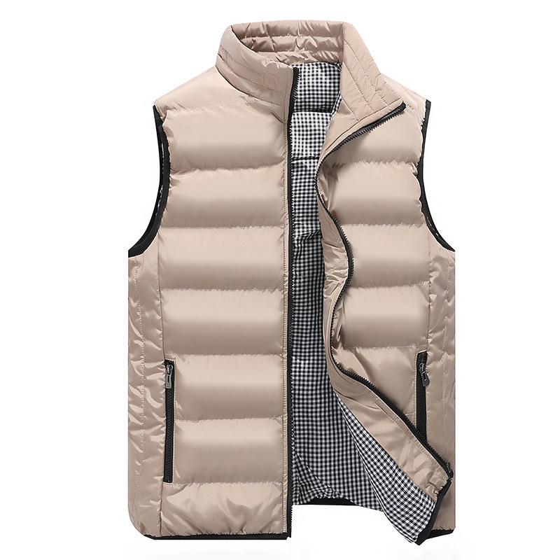 Men's Korean Style Autumn/Winter Warm Down Cotton Sleeveless Jacket