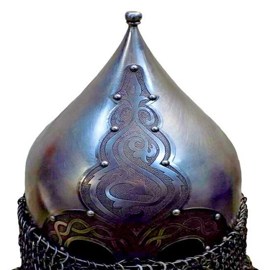 Medieval Bovista Steel Knight Historical Ottoman Viking Helmet For Halloween