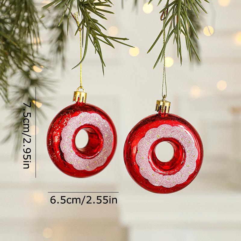 2 шт. Дед Мороз Детские подарки Рождественское подвесное украшение Товары для вечеринки Рождественские шары Фестиваль Доступно несколько вариантов