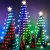 1.8M Remote Controlled Artificial Christmas Tree With 304LEDS RGBIC Fairy Light Garland for Home Xmas Wedding Holiday Decor