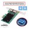 Двухпортовый 2,5 Гбит/с 2500 Мбит/с - PCI-E PCI Express 1x GBE Gigabit 1000 Мбит/с Адаптер сетевой карты LAN Ethernet (для настольных материнских плат)