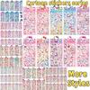 20 шт./пакет Мультяшные аниме-наклейки Семья Sanrio Стич Малыш Три DIY Ручная работа Материал Лазерный блестящий стикер Игрушка