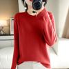 Women's Long Sleeved Knitted Sweater Round Neck Loose Thin Top
