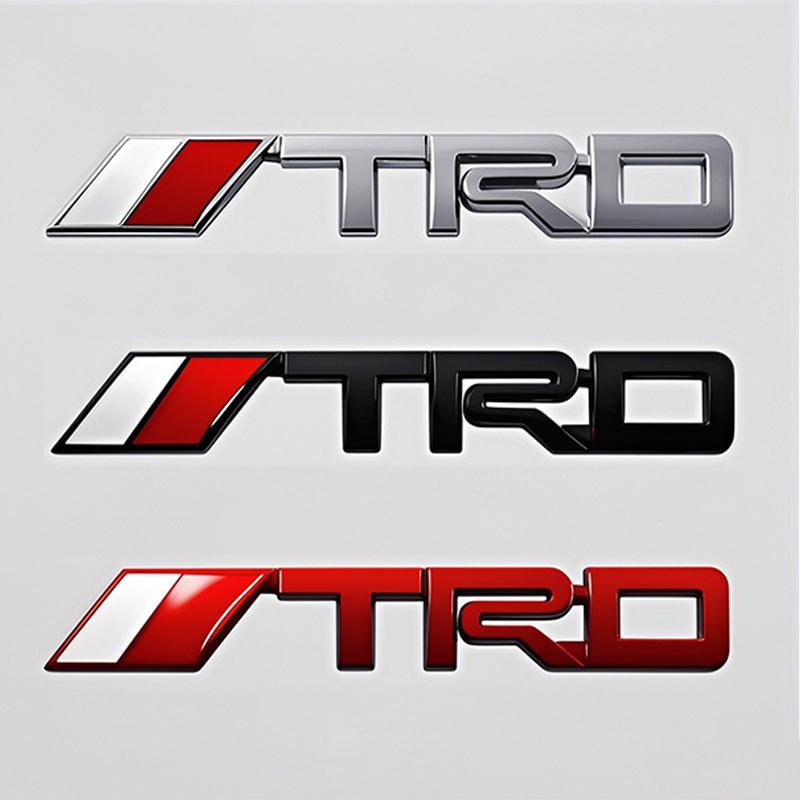 1 шт. 3D Металлическая Наклейка на Автомобиль Значок TRD Значок Декоративные Аксессуары Для Toyota GR Corolla Yaris Aygo Prius CHR Camry Auris Avensis