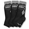 UMBRO Men' Quarter Socks, 9 pairs, 39/42