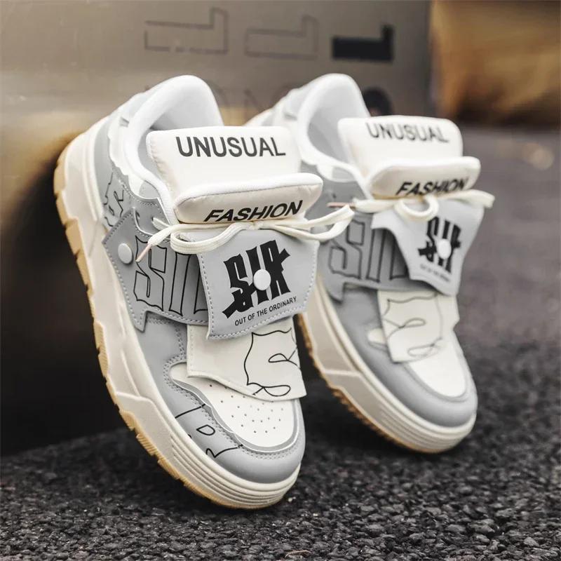 Уличная обувь для пар Tide Bread Shoes для мужчин, обувь для досок, повседневная обувь для мужчин, удобные нескользящие кроссовки, мода