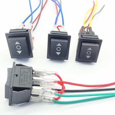1 шт. Двойной сброс 220 В 10 А Мгновенный переключатель-качалка с изменением полярности 6 контактов 3 положения Качающийся тумблер Управление двигателем Автомобиль