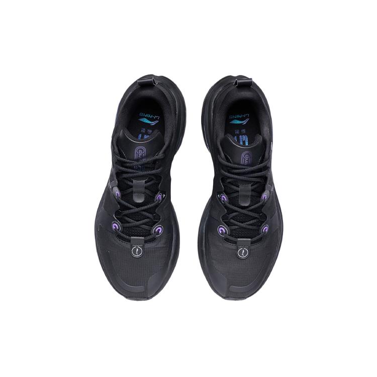 Li Ning WuShi 5S 1.0 Текстиль, ТПУ Устойчивый к истиранию Дышащий Низкие Беговые кроссовки Мужские Черный ARSR031-1