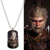 Stylish Black Myth Wukong Pendant Necklace For Men And Women Trendy Fashion Accessory