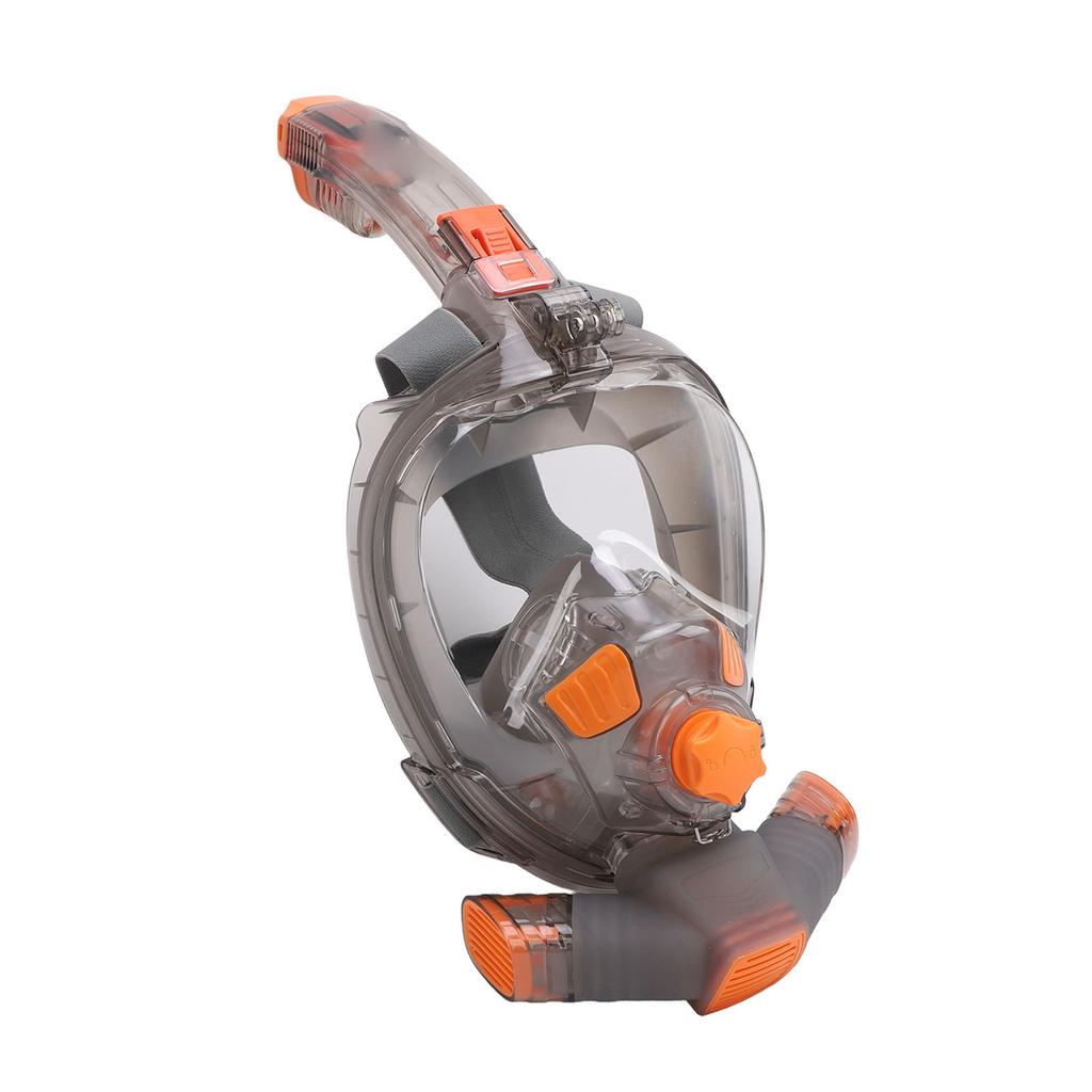 Очки для сноркелинга с полным лицом, поликарбонатные силиконовые, антизапотевающие, панорамный обзор на 180 градусов, очки для сноркелинга с