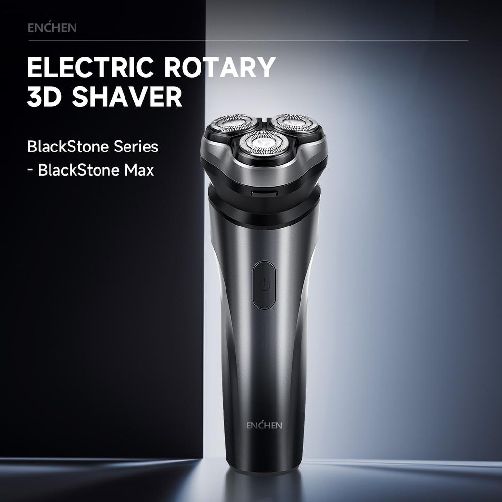 Xiaomi Электробритва ENCHEN Blackstone Max 3D-подвижные головки Водонепроницаемая С выдвижным прецизионным триммером